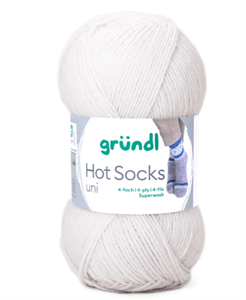 Hot Socks uni fv 29 hvid